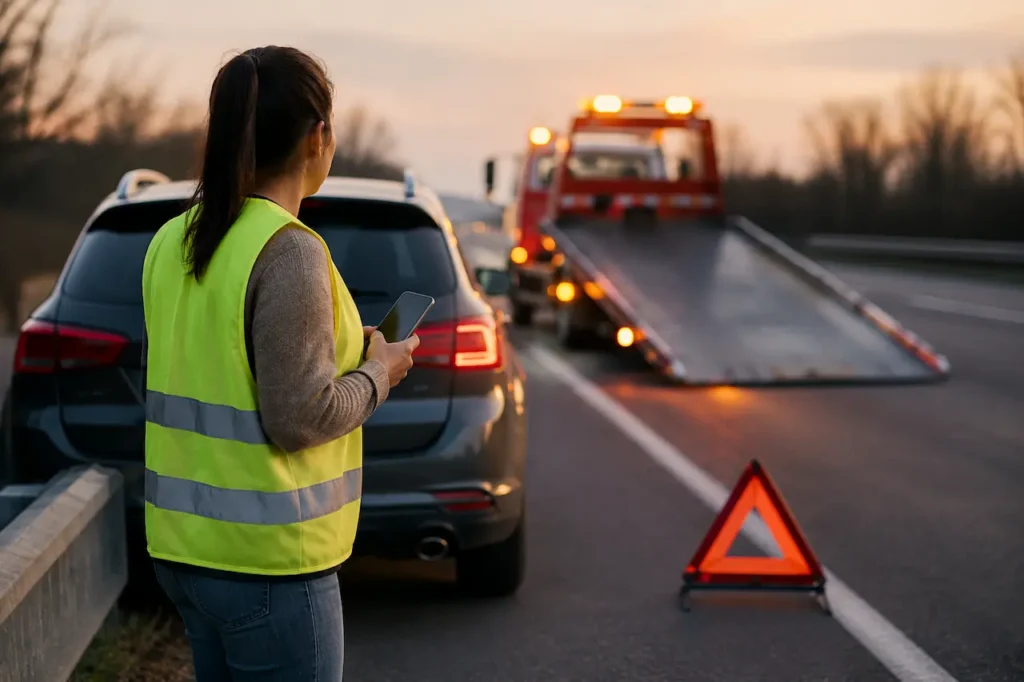 How to Stay Safe While Waiting for a Tow Truck Edit